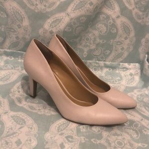 Cream colored 3 inch heels